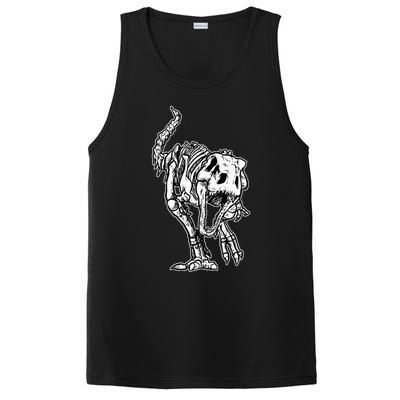 Dino Skeleton Bones Fossil Paleontologist Dinosaur T Rex PosiCharge Competitor Tank