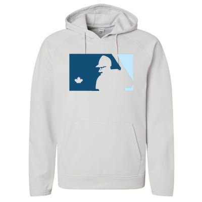 Davis Schneider Blue Jays Baseball Performance Fleece Hoodie