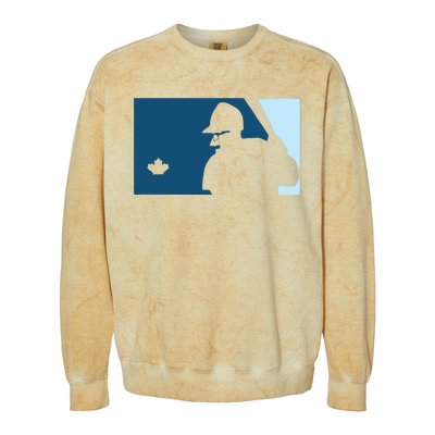 Davis Schneider Blue Jays Baseball Colorblast Crewneck Sweatshirt