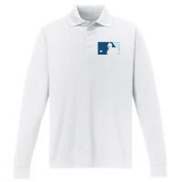 Davis Schneider Blue Jays Baseball Performance Long Sleeve Polo