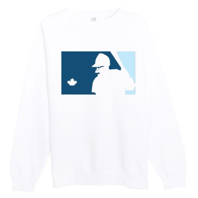 Davis Schneider Blue Jays Baseball Premium Crewneck Sweatshirt