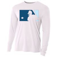 Davis Schneider Blue Jays Baseball Cooling Performance Long Sleeve Crew