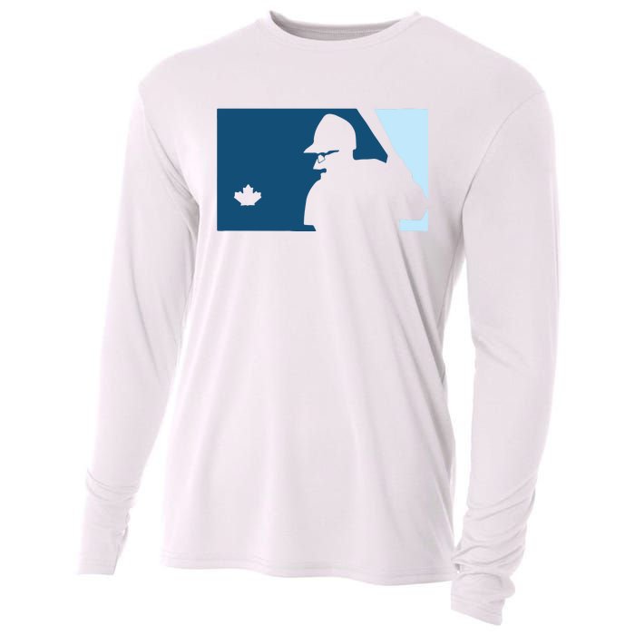 Davis Schneider Blue Jays Baseball Cooling Performance Long Sleeve Crew