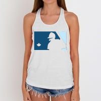 Davis Schneider Blue Jays Baseball Women's Knotted Racerback Tank