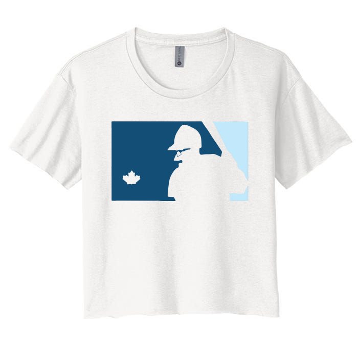 Davis Schneider Blue Jays Baseball Women's Crop Top Tee