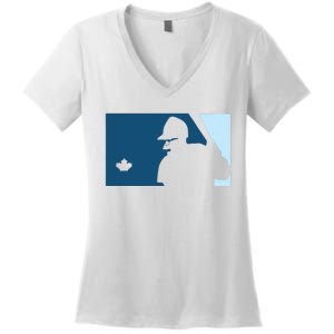 Davis Schneider Blue Jays Baseball Women's V-Neck T-Shirt