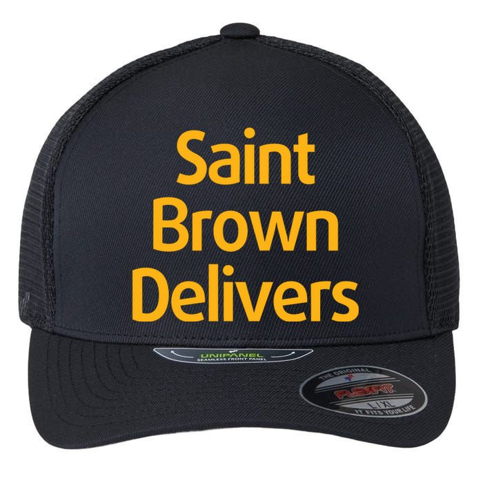 Det Saint Brown Delivers Flexfit Unipanel Trucker Cap