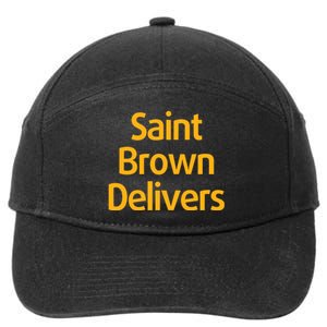 Det Saint Brown Delivers 7-Panel Snapback Hat