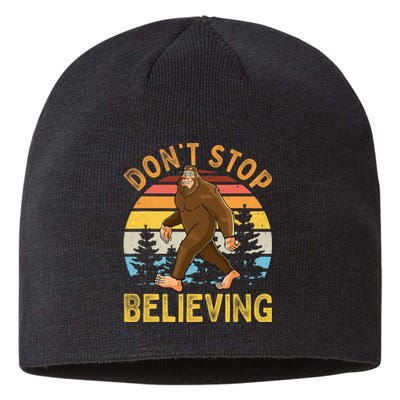 Dont Stop Believing Funny BigFoot Men Women Kids Sustainable Beanie