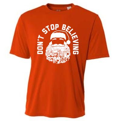 DonT Stop Believing Santa Cooling Performance Crew T-Shirt