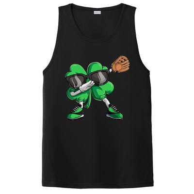 Dabbing Shamrock Baseball, St Patricks Day PosiCharge Competitor Tank