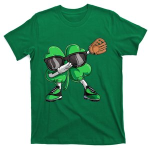 Dabbing Shamrock Baseball, St Patricks Day T-Shirt