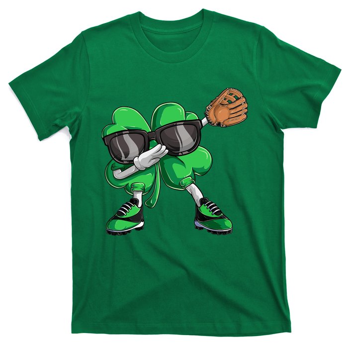 Dabbing Shamrock Baseball, St Patricks Day T-Shirt