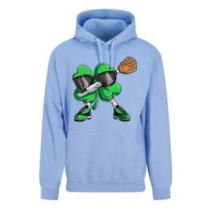 Dabbing Shamrock Baseball, St Patricks Day Unisex Surf Hoodie