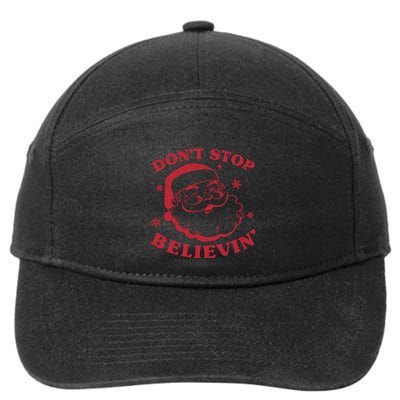 DonT Stop Believing Santa 7-Panel Snapback Hat