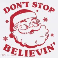 DonT Stop Believing Santa Cool Comfort Performance Bucket Hat