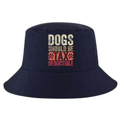 Dogs Should Be Tax Deductible Dog Lovers Owners Retro Funny Cool Comfort Performance Bucket Hat