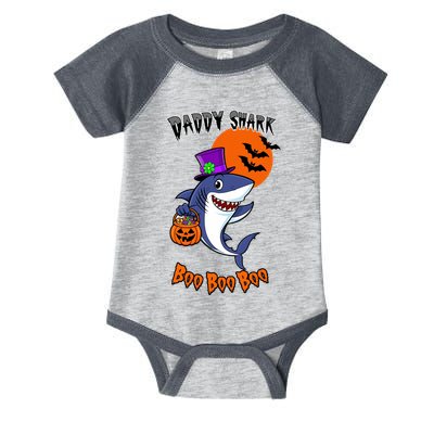 Daddy Shark Boo Boo Boo Funny Family Shark Halloween Infant Baby Jersey Bodysuit