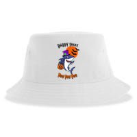 Daddy Shark Boo Boo Boo Funny Family Shark Halloween Sustainable Bucket Hat