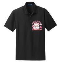 DonT Stop Believin Santa Claus Graphic Dry Zone Grid Polo