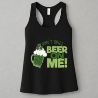 DonT Sill Beer On Me Funny St PatrickS Day Womens Tank Top