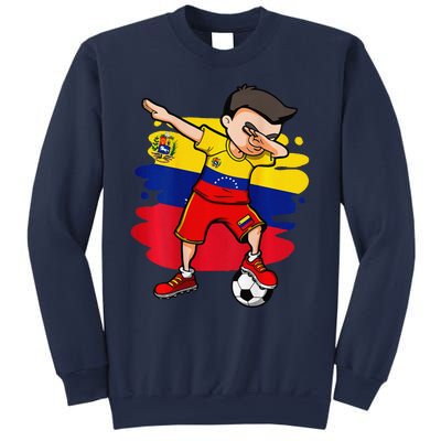 Dabbing Soccer Boy Venezuela Jersey Venezuelan Football Fans Sweatshirt