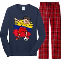 Dabbing Soccer Boy Venezuela Jersey Venezuelan Football Fans Long Sleeve Pajama Set