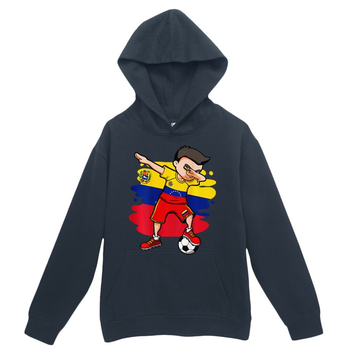 Dabbing Soccer Boy Venezuela Jersey Venezuelan Football Fans Urban Pullover Hoodie