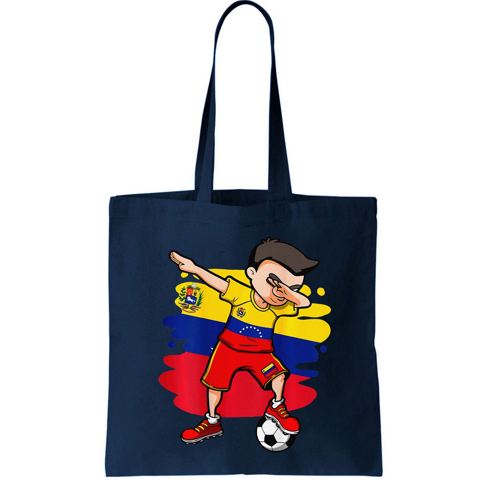 Dabbing Soccer Boy Venezuela Jersey Venezuelan Football Fans Bag