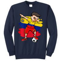 Dabbing Soccer Boy Venezuela Jersey Venezuelan Football Fans Tall Sweatshirt