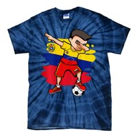 Dabbing Soccer Boy Venezuela Jersey Venezuelan Football Fans Tie-Dye T-Shirt