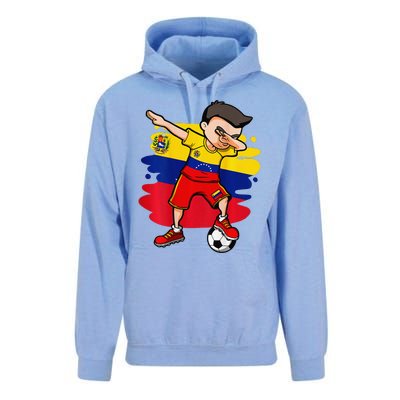 Dabbing Soccer Boy Venezuela Jersey Venezuelan Football Fans Unisex Surf Hoodie