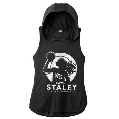 Dawn Staley Basketball Legend Vintage Retro Ladies PosiCharge Tri-Blend Wicking Draft Hoodie Tank