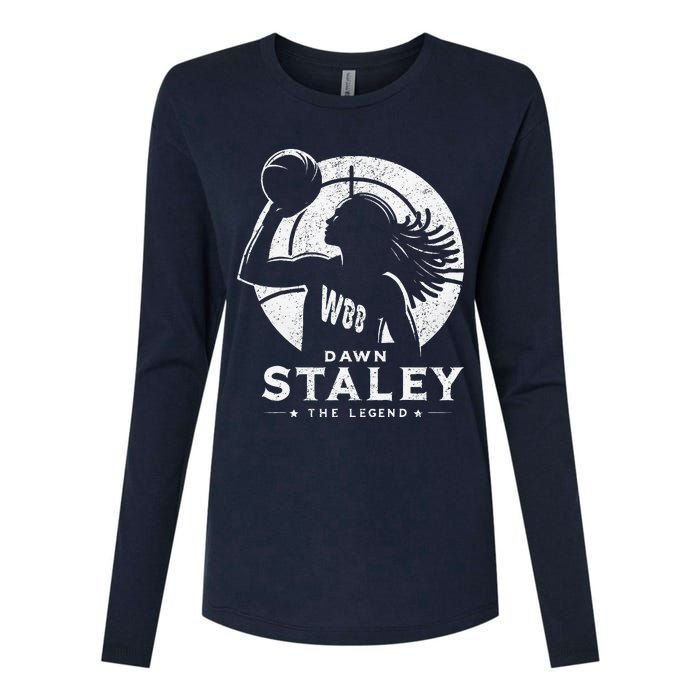 Dawn Staley Basketball Legend Vintage Retro Womens Cotton Relaxed Long Sleeve T-Shirt