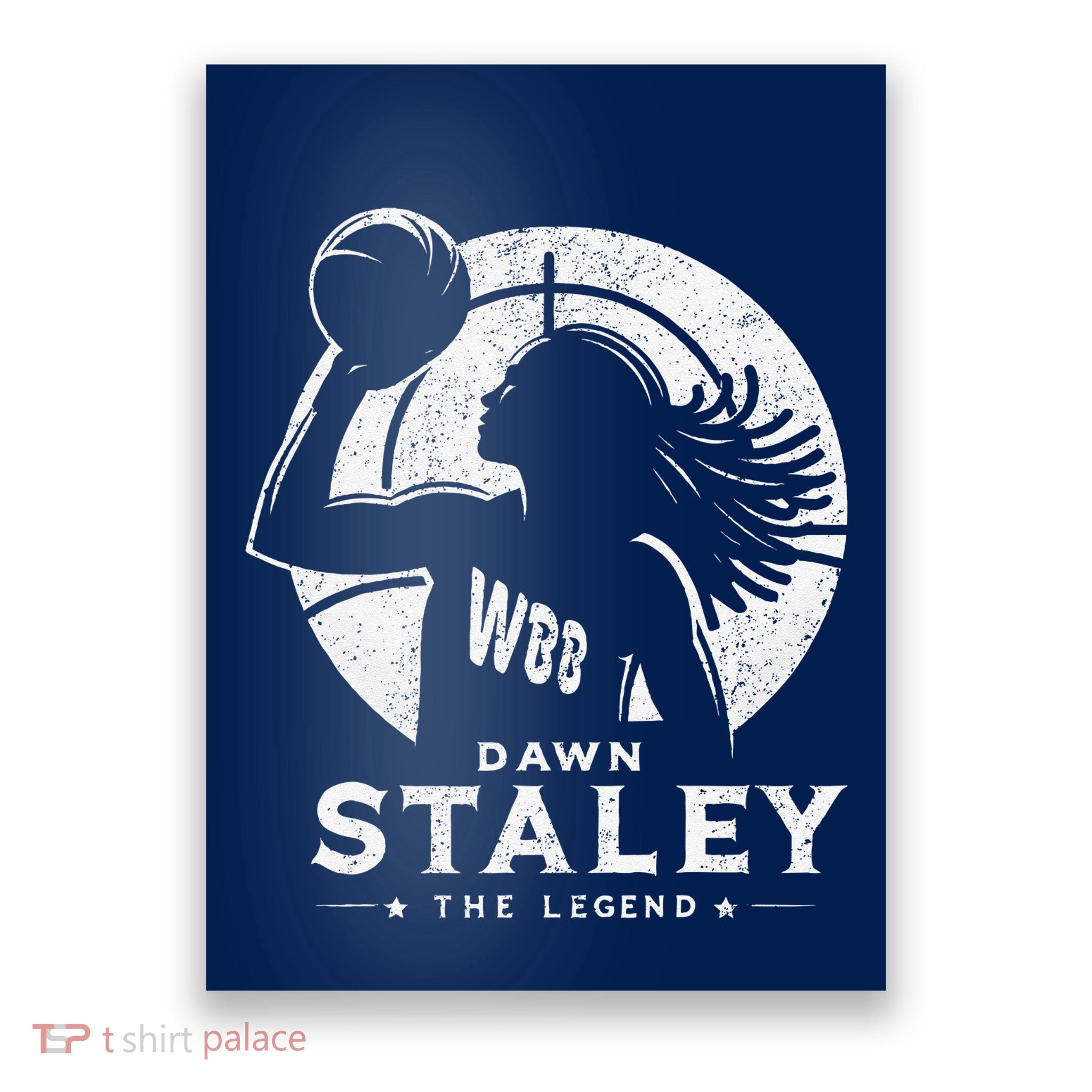 Dawn Staley Basketball Legend Vintage Retro Poster