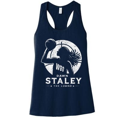 Dawn Staley Basketball Legend Vintage Retro Women's Racerback Tank