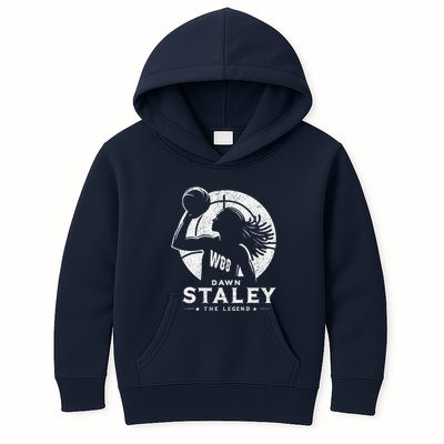 Dawn Staley Basketball Legend Vintage Retro Kids Hoodie