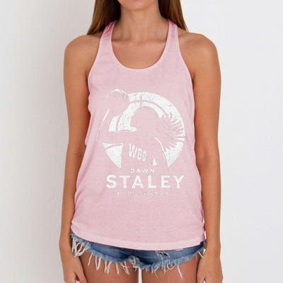 Dawn Staley Basketball Legend Vintage Retro Women's Knotted Racerback Tank