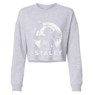 Dawn Staley Basketball Legend Vintage Retro Cropped Pullover Crew