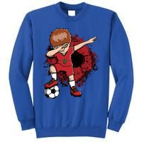 Dabbing Soccer Boy Gift Morocco Jersey Moroccan Football Fans Cool Gift Sweatshirt