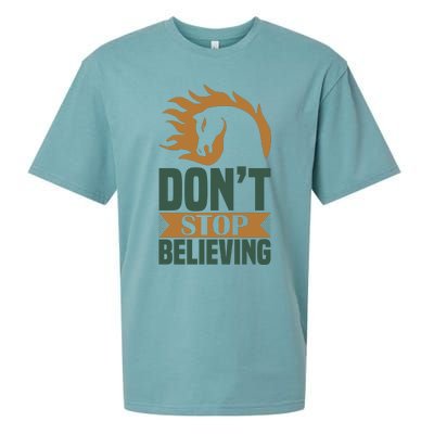 Don't Stop Believing Sueded Cloud Jersey T-Shirt