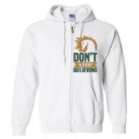 Don't Stop Believing Full Zip Hoodie