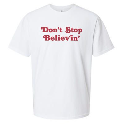 Don’T Stop Believin’ Det Sueded Cloud Jersey T-Shirt