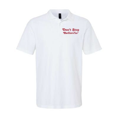 Don’T Stop Believin’ Det Softstyle Adult Sport Polo