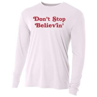 Don’T Stop Believin’ Det Cooling Performance Long Sleeve Crew