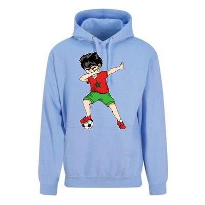 Dabbing Soccer Boy Morocco Football Cool Gift Moroccan Gift Funny Gift Unisex Surf Hoodie