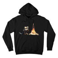 Dark Souls Bonfire TShirt Tall Hoodie