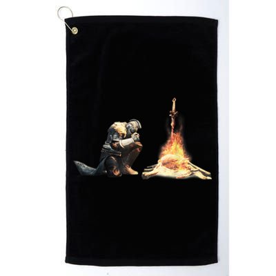 Dark Souls Bonfire TShirt Platinum Collection Golf Towel