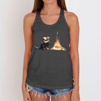 Dark Souls Bonfire TShirt Women's Knotted Racerback Tank