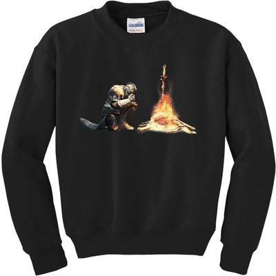 Dark Souls Bonfire TShirt Kids Sweatshirt